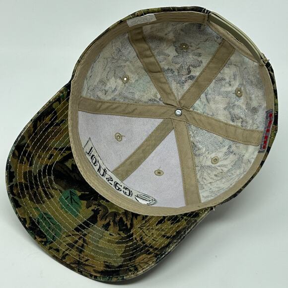 Castrol Oil Camo Hat Baseball Cap Hunting Mechanic Camouflage Green Snapback - Picture 4 of 10